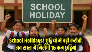 School Holiday News: अब गर्मी-सर्दी की छुट्टियां बराबर, सालाना 16 छुट्टियां होंगी कम