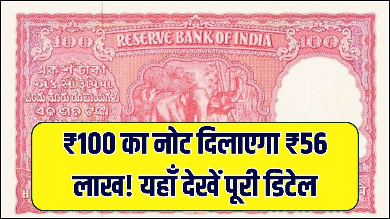 Rare Note Value: 56 लाख में बिकेगा ये नोट! क्या आपके पास भी है ये वाला 100 का नोट, देखें