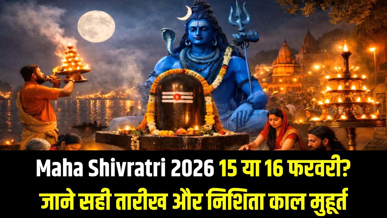 Maha Shivratri 2026: 15 या 16 फरवरी? जानें व्रत की सही तारीख और निशिता काल पूजा का सटीक मुहूर्त